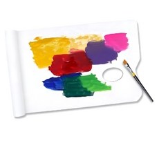 미술학원 일회용 페이퍼 혼색판 종이 팔레트/ 물감판 미술기관 미술준비물 홈스쿨링, 5개, 단면한판