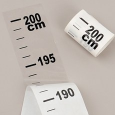 투명 키재기 스티커 200cm 동물스티커