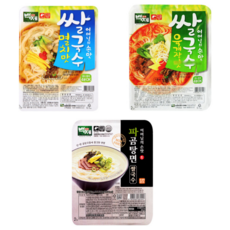 유니크앤몰 어머니의 손맛! 백제 쌀국수 (김치맛+멸치맛), 1세트, 멸치4+육개장3+파곰탕3