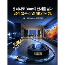 HDMI 30M AOC CABLE, 1개, AT-AOC-30M 1개, AT-AOC-30M