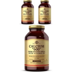 SOLGAR 鈣600保健錠, 240顆, 3罐