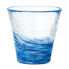 쓰가루 비드로 전통 소다유리 260ml 일본 수제 감성 텀블러 컵, 7. 감색