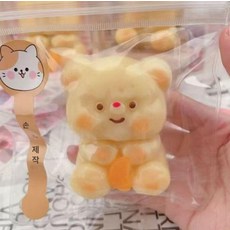 햄스터 말랑이 토이, 중형, 1개, 버터 리틀 베어