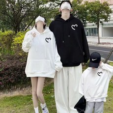 디한스 가족티 패밀리 하트 후드커플티