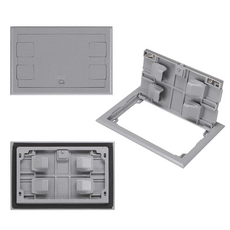 악세스플로어 매입용 시스템박스 바닥콘센트 커버, 1개, 01_악세스플로어 콘센트 커버