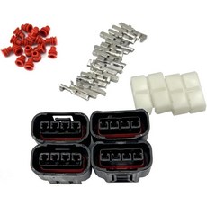 4개 점화 코일 플러그 커넥터 4러너 아발론 캠리 셀리카 코롤라 에코 FJ 크루저 하이랜더 90980-11885 USA, 4개 점화 코일 플러그 커넥터 4러너 아발론 캠리 셀리