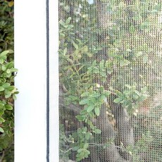 장보리 2중 촘촘 셀프 방충망 화이트 대, 없음