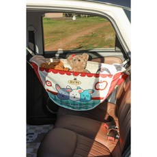 大容量車載收納袋 汽車後座零食袋 外出旅行野餐袋, 紅色, 1個