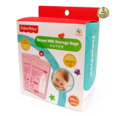 피셔프라이스 모유저장팩 200ml, 50개입, 4개