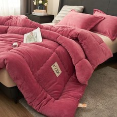 송리빈 이불 세미 더블 59.1 x 78.7 인치(150 200 cm) 6.6 파운드(3 kg) 따뜻한 플란넬 담요 침구 겨울 따뜻한 회색, Pink, シングル150*200cm3kg