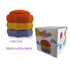 레인보우 스텝 스톤 밸런스 바위 체육 교구 세트 스테핑, 1개, 3개 세트 색상박스