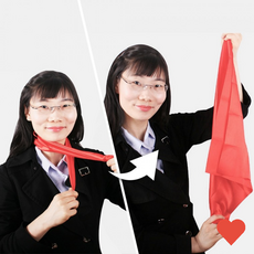 마술도구 jl 목 을 감싼 스카프 가 통과 해서 빠져나오는