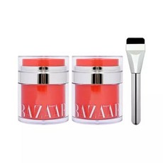 하퍼스바자 멜라토닝 글로우 올인원 크림 55g 2개+밀착브러쉬, 2개