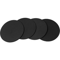 엑셀 4 드럼 연습 패드 - 스네어용 휴대용 키트 안정성을 위한 미끄럼 방지 11인치 원형 x 3인치8인치 두께드럼 4개 스틱 없음, 4 Drum Pads - No