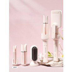 아이롱 고데기 40mm 남녀공용 물결펌 웨이브 스타일러 휴대용 헤어 볼륨, 단일 모델, J