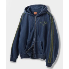 디미트리블랙 DIMITRI BLACK VLAD 2WAY 로고 트랙 후드 집업 피그먼트 네이비