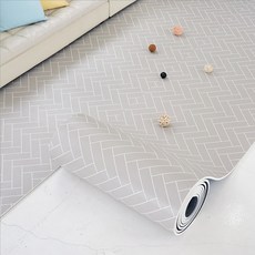 삼바텍 PVC 셀프시공 롤매트 15mm, 헤링본 그레이