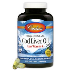 Carlson 軟膠囊 檸檬味 1000mg, 1罐, 150顆