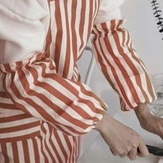 줄무늬 팔토시(빈티지브릭) 작업용 슬리브 토시, 상세페이지 참조