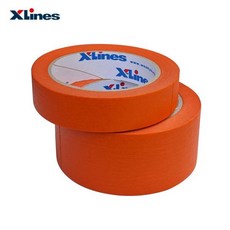 엑스라인 마스킹테이프 종이테이프 도색작업 넓이선택 40m, 넓이24mm x 길이 40m