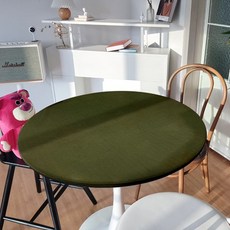 미녀몰 국내제작 원형 게임 테이블보 1200 1500, 군용모포 커버, 카키