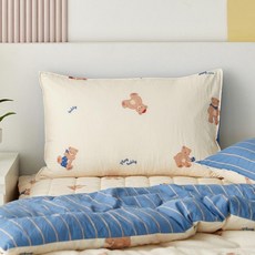 [MODERN HOUSE 중계점] 마미허그 소프트워싱 플레이테디 베개커버 40*60 베이지 CZ0324039