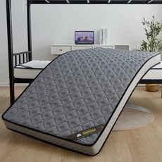 소형 매트리스 토퍼 바닥용 손님 휴게실 게스트 니트 메모리폼 더블 인용 자취 다이아, F.럭키플라워그레이6cm