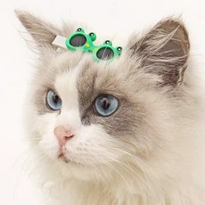 모디홈 애견머리핀 강아지 헤어핀 고양이 포인트 미간핀, 1개, 그린