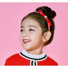 [AK플라자] [프랜치켓] 여아헤어밴드 레드 에나멜 헤어밴드 Q61DG5041R1