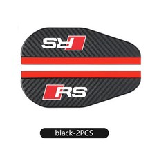 콰트로 카본 파이버 자동차 사이드미러 레인 쉴드 선바이저 쉐이드 프로텍터, 1개, 1. AUD-660-black-2PCS