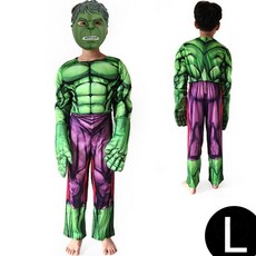JINI 할로윈 헐크 코스튬 L 코스튬의상