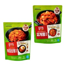 국내산 재료 반찬 풀무원 볶음 밥 용 파기름 사골 육수 국산 요리 김치 2종 ( 찌개 용 1EA + 볶음밥 용 1EA), 1개, 700g