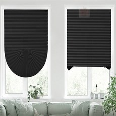 무아점빵 붙이는 창문 블라인드 블랙 90x240cm 아이방블라인드