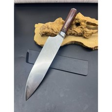 職匠 SKD-11 三合鋼料理牛刀 高碳高鉻合金鋼 刃長20.5公分 含黑內絨布刀夾, 1個