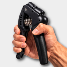 픽앤비 강도조절 손힘 그립 강화 악력기, 블랙, 1개