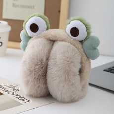 冬季兒童防凍必備 毛茸茸可愛保暖冬季耳套可摺疊搞怪護耳捂子耳包學生防寒耳暖