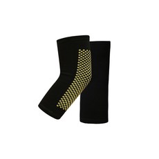 自發熱純棉護膝 舒適保暖防寒, 黑色, 1套