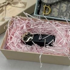 선물박스 종이완충제 쵸핑 스타핑 포장재 핑크 100g 종이완충재 완충재