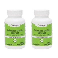 비타코스트 무취 마늘 추출물 소프트젤 100정, 2개