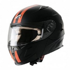 ASTONE RT1000 AB3(平黑橘)可掀式安全帽，可樂帽汽水帽，內墨片眼鏡溝，內襯可拆洗, XXL, 平黑