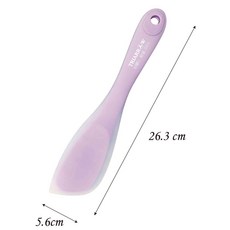 糖軒町 硬式耐熱矽膠刮刀(黃)(紫) 耐熱刮刀, 1個, 紫色, 紫色