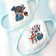 가온데이즈 또봇 키즈 방한대 마스크 소형마스크