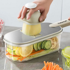 주방용 채칼 안전 다기능 핸드 수동 야채 슬라이서 채소 강판 고기슬라이서