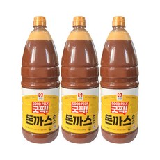 사조 오양 굿픽 돈까스 소스, 3개, 1.8kg