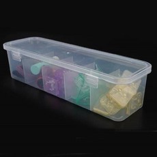 5칸 투명 뚜껑 수납함 chl+5767rg, 본상품, 1