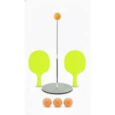 셀프 1인 탁구 리턴 연습기 스매싱 리시브 자세 연습, 1세트, 실버