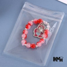 PVC 포장 지퍼백 대형 PE비닐봉투 무광실링봉투, 지퍼백8x12cm