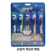 오랄비 어드밴티지 5웨이 칫솔 3p + 크로스액션 2p 세트, 5개입, 1세트