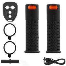 Ninebot Max G30 ES1 전동 스쿠터 핸들 그립 플래시 라이트 방향 지시등 LED 램프 바, 02 Right, 02 검정색