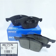 AKEBONO 適用 MAZDA 3 5 福特 FOCUS FIESTA KUGA IMAX VOLVO S40, 1個, 後碟來令片AN-718K